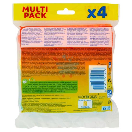 SPONTEX MULTI PACK MICROFIBRE 4PZ