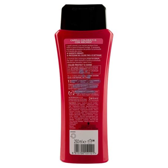 GLISS HAIR REPAIR SHAMPOO COLOR PROTECT & SHINE 250 ML