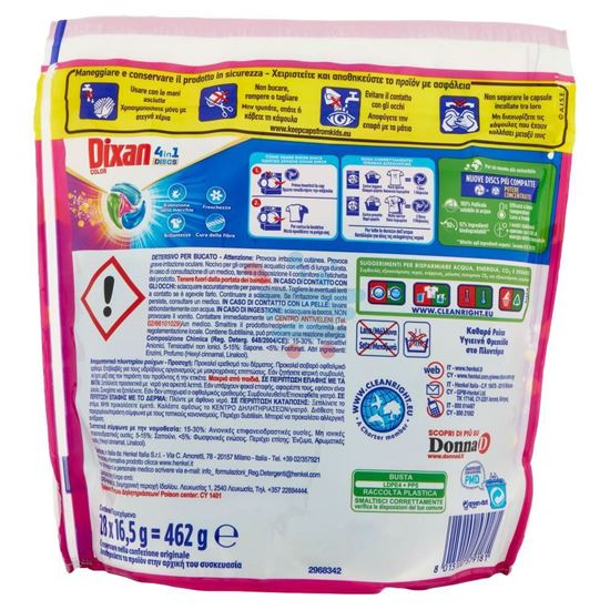 DIXAN DISCS 4IN1 LAVATRICE COLORE 28 CAPSULE