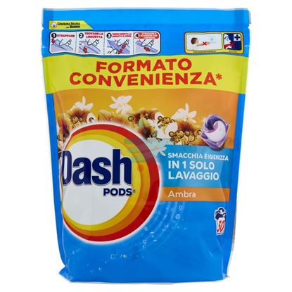 DASH PODS DETERSIVO LAVATRICE AMBRA 50 LAVAGGI 955 GR