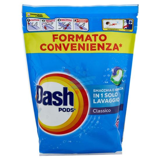 DASH PODS DETERSIVO LAVATRICE CLASSICO 50 LAVAGGI 955 GR