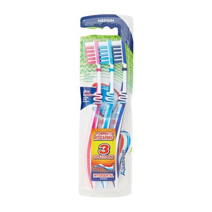 ACQUAFRESH SPAZZOLINI MEDIO FLEX CONFEZIONE DA 3PZ