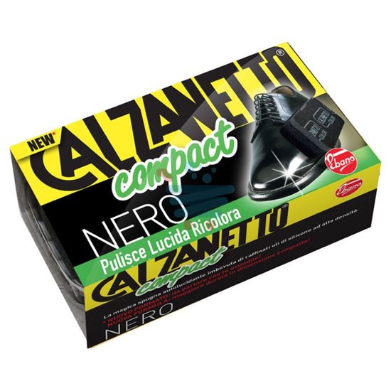 CALZANETTO COMPACT SPUGNA NERO
