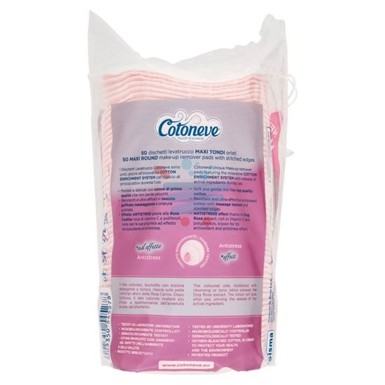 COTONEVE DISCHETTI MAXI TONDI ALLA ROCA CANINA 50 PZ