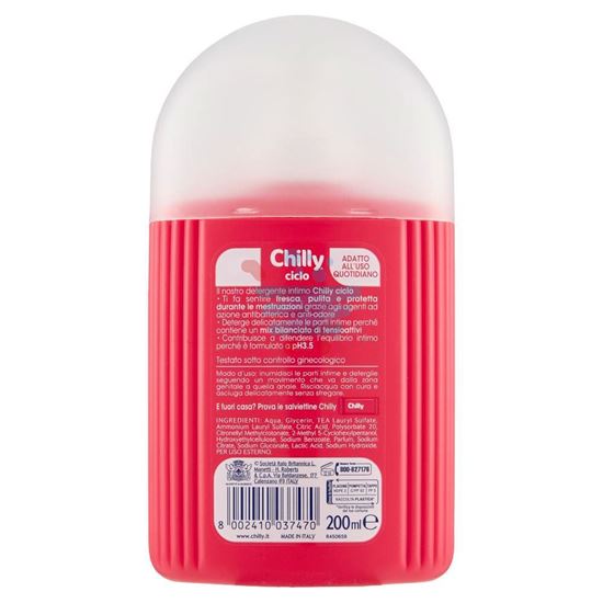 CHILLY INTIMO DETERGENTE CICLO pH3,5 200ML