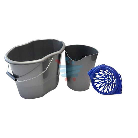 EUROSCOPE KIT COMPLETO SECCHIO+STRIZZ.+BASTONE E MOCIO