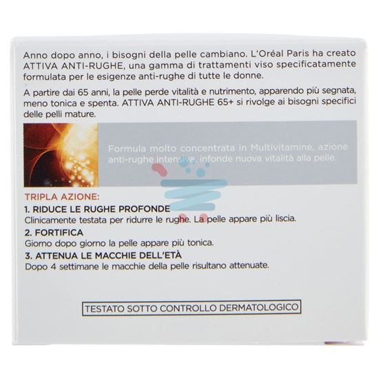 L'OREAL CREMA GIORNO/NOTTE ATTIVA ANTI-RUGHE 50ML