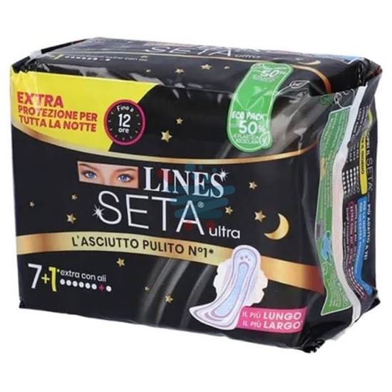 LINES SETA ULTRA EXTRA CON ALI 7+1 PZ