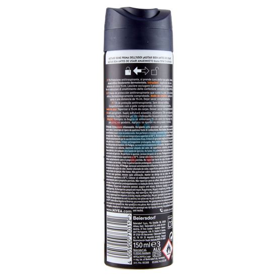 NIVEA MAN BLACK&WHITE INVISIBLE DEO SPRAY 150ML