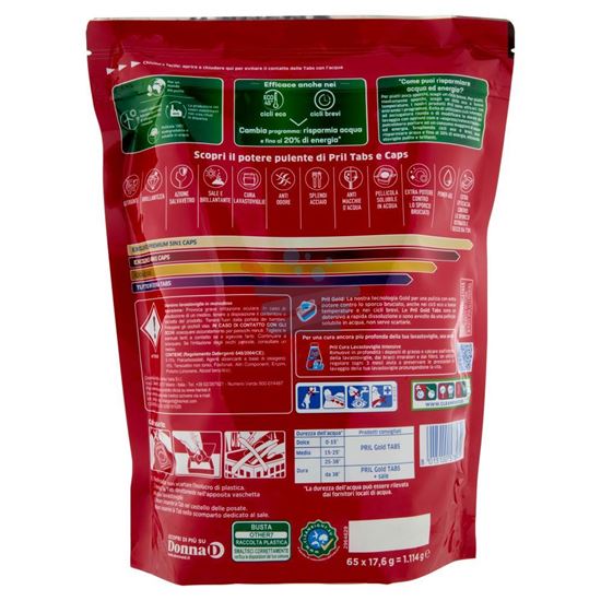 PRIL GOLD TABS 10 AZIONI 65PZ