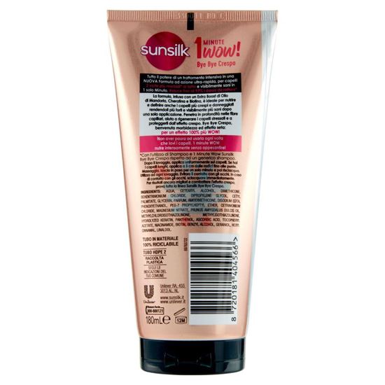 SUNSILK WOW 1MIN BYE BYE CRESPO 180ML
