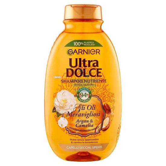 GARNIER ULTRA DOLCE SHAMPOO MERAVIGLIOSO ALL'OLIO D'ARGAN E DI CAMELIA 250 ML
