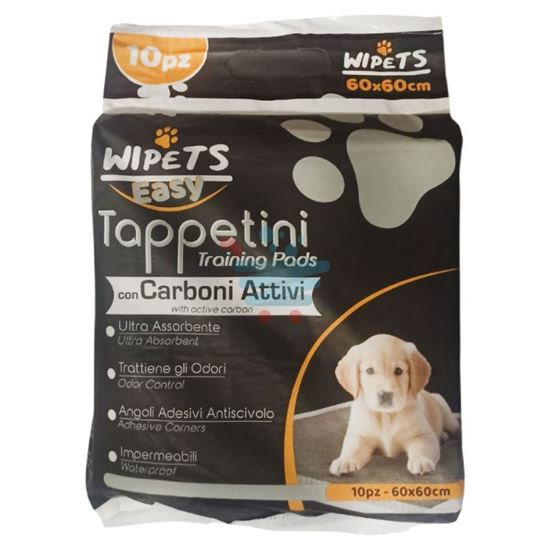 WIPETS CARBONI ATTIVI TAPPETINO PET 60X60 10PZ