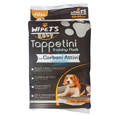 WIPETS CARBONI ATTIVI TAPPETINO PET 60X90 10PZ