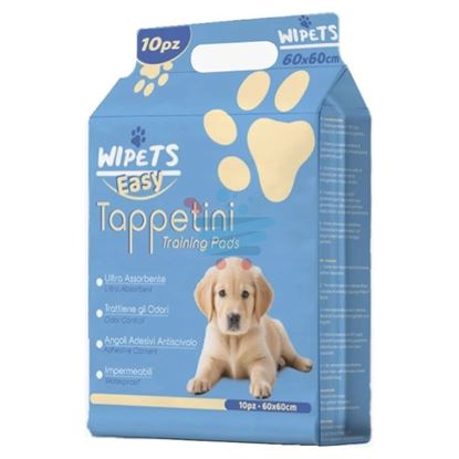 WIPETS EASY TAPPETINI PET EASY 60X60CM 10PEZZI
