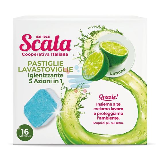 SCALA TABS LAVASTOVIGLIE 5IN1 AL LIMONE 16PZ