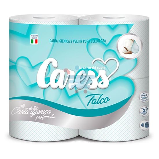 CARESS TALCO CARTA IGIENICA 4 ROTOLI