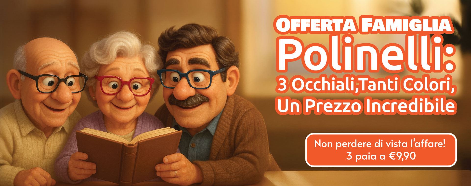 Occhiali a prezzi mai visti.