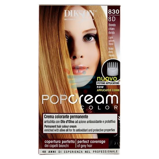 DIKSON POP CREAM COLOR BIONDO CHIARO DORATO 830/8D