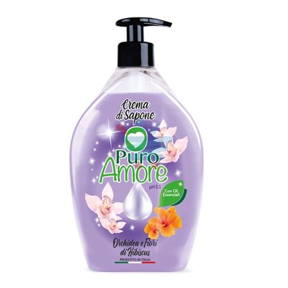 PURO AMORE CREMA DI SAPONE ORCHIDEA E FIORI DI HIBISCUS 750 ML