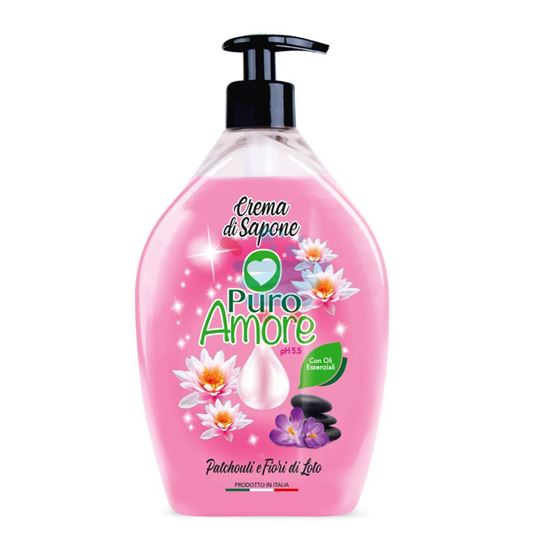 PURO AMORE CREMA DI SAPONE PATCHOULI E FIORI DI LOTO 750ML