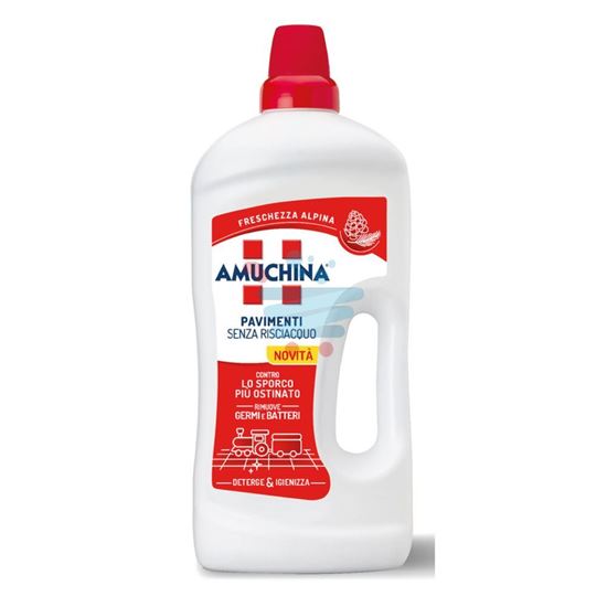 Detergente igienizzante per pavimenti Amuchina con profumo di montagna