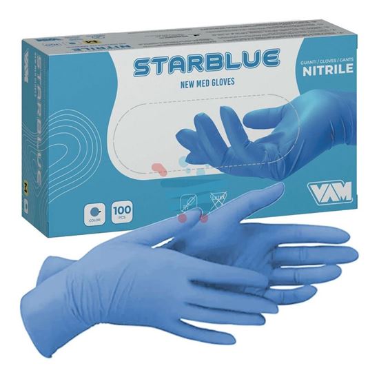 STARBLUE GUANTI IN NITRILE BLUE SENZA POLVERE TAGLIA XL