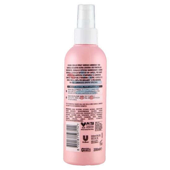 SUNSILK SPRAY EXTRA BRILLANTEZZA LUMINOUS 200ML