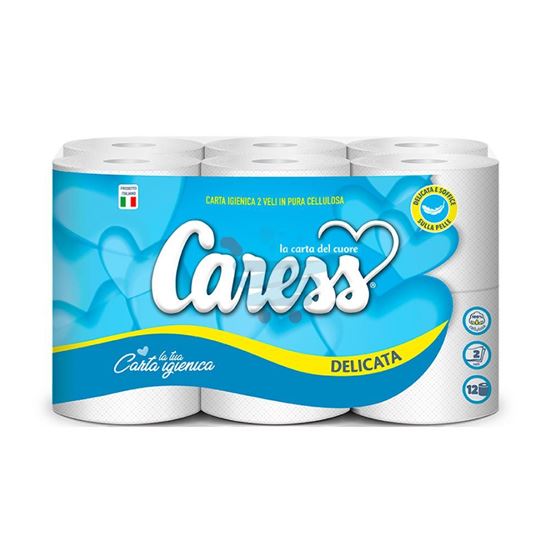 CARESS CARTA IGIENICA DELICATA 12 ROTOLI