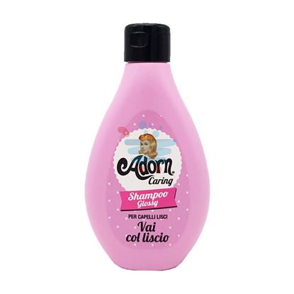 Flacone da 250 ml Adorn Vintage Shampoo Glossy per Capelli Lisci linea Vai col Liscio