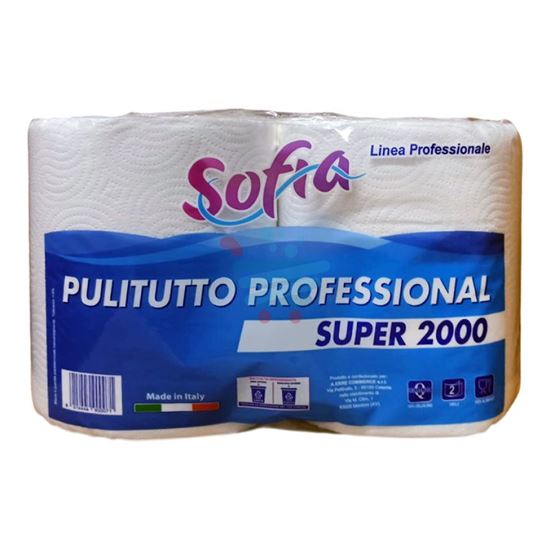 SOFIA BOBINA DI CARTA PROFESSIONALE MULTIUSO 2 PEZZI