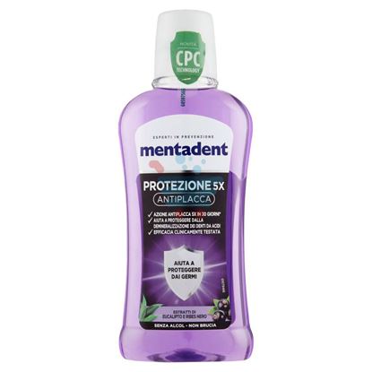 MENTADENT COLLUTTORIO PROTEZIONE 5X ANTIPLACCA 400ML