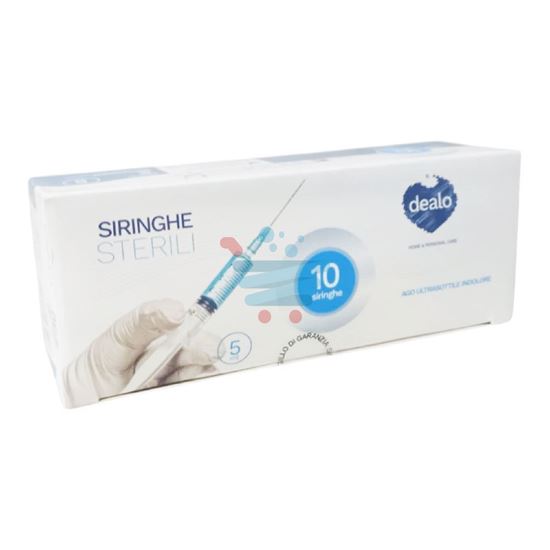 Dealo Siringhe sterili 10 pezzi da 5ml solo da Carollo detersivi