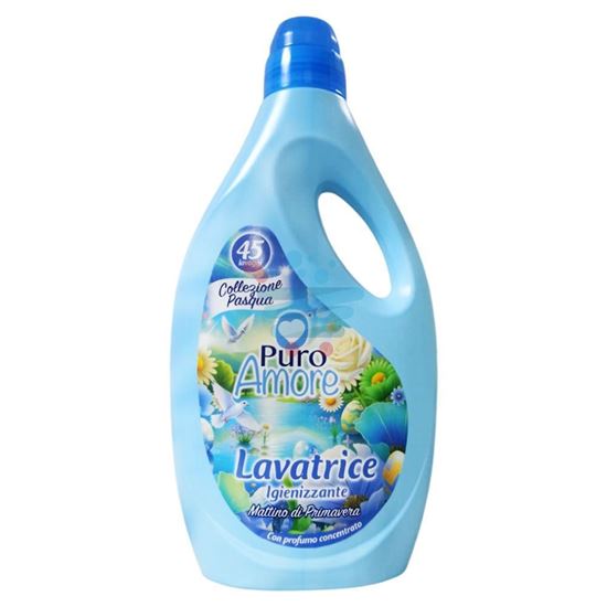 Flacone Detersivo Lavatrice Puro Amore Mattino di Primavera 45 Lavaggi Carollo Detersivi