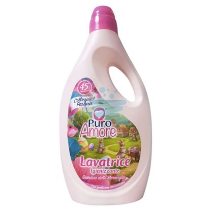 Flacone Detersivo Lavatrice Puro Amore Giardino delle Meraviglie 45 Lavaggi Carollo Detersivi