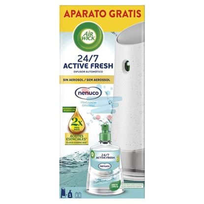 Kit Air Wick Active Fresh Nenuco con diffusore automatico base e ricarica da 250 ml