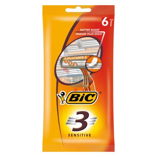 BIC RASOIO SENSITIVE 3 LAME USA&GETTA 6PZ