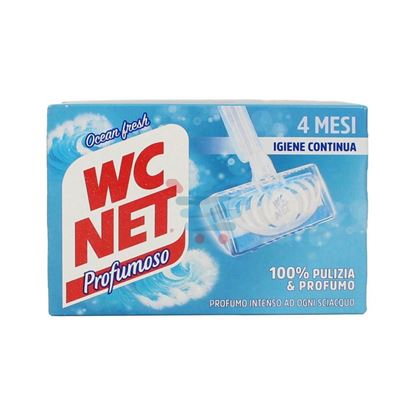 Confezione WC Net Profumoso Ocean Fresh 4 pezzi per igiene continua del WC