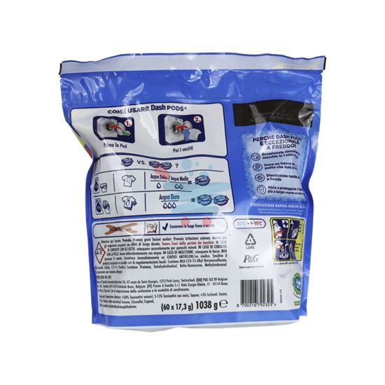 DASH PODS LAVATRICE COLORE 60 PODS